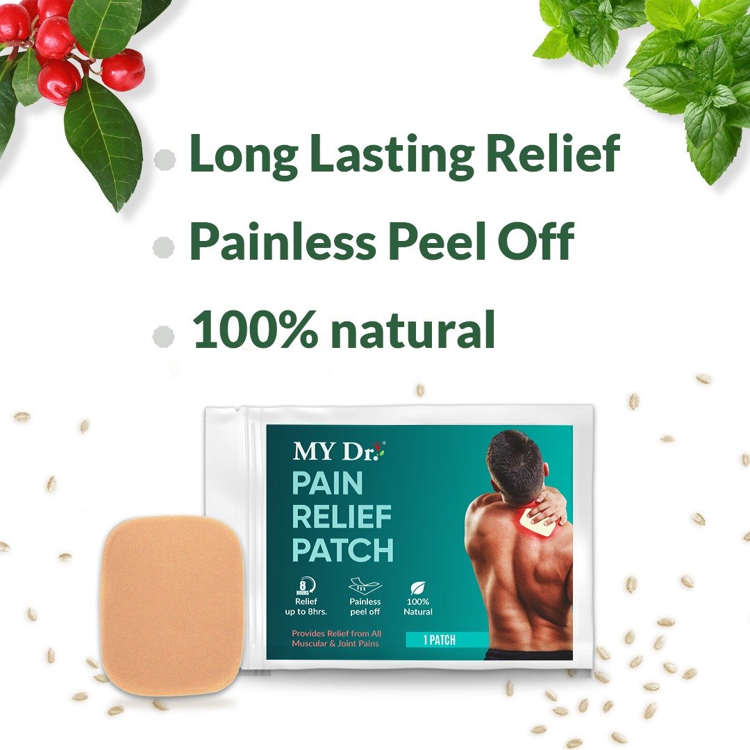 MY Dr. Pain Relief Patches – Long-Lasting Joint & Muscle Pain Relief | Pack of 18 (Hover)