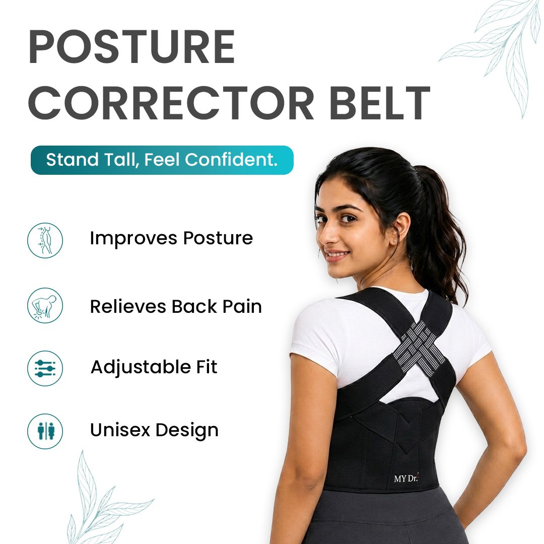 MY Dr. Posture Corrector Belt for Men & Women | Universal Size (Hover)