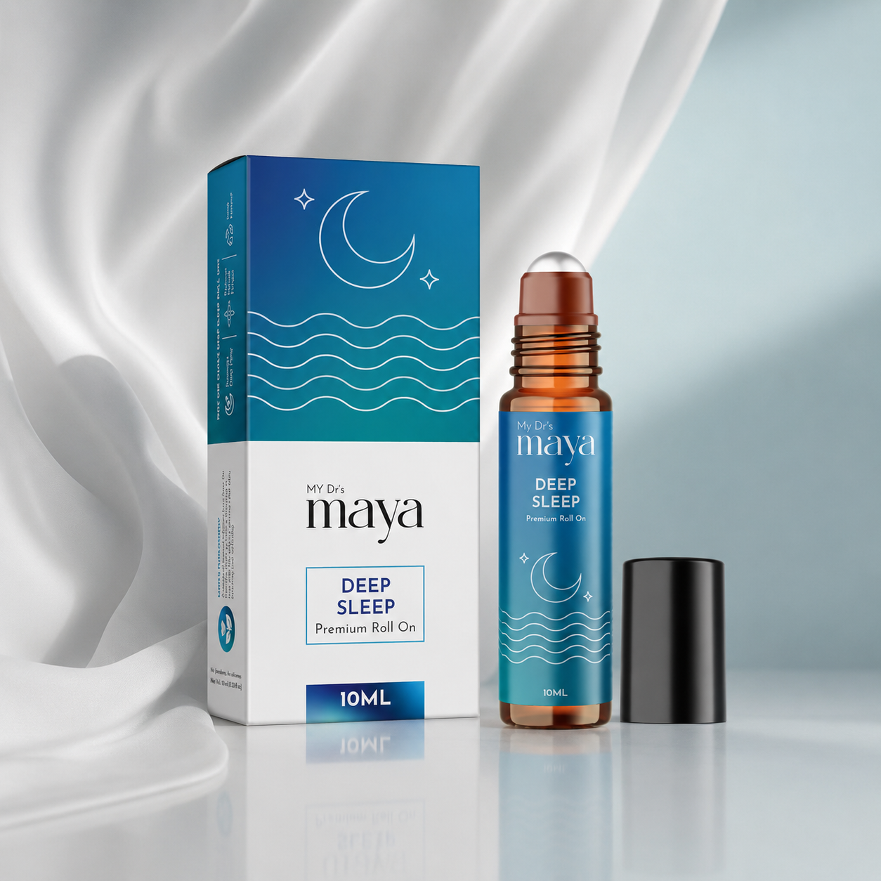 Maya Aromatherapy Deep Sleep Premium Roll On – 100% Natural | 10ml | Pack of 1