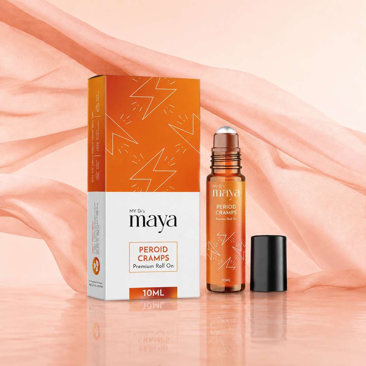 Maya Aromatherapy Period Cramp Premium Roll On for Women | 10ml | Pack of 1