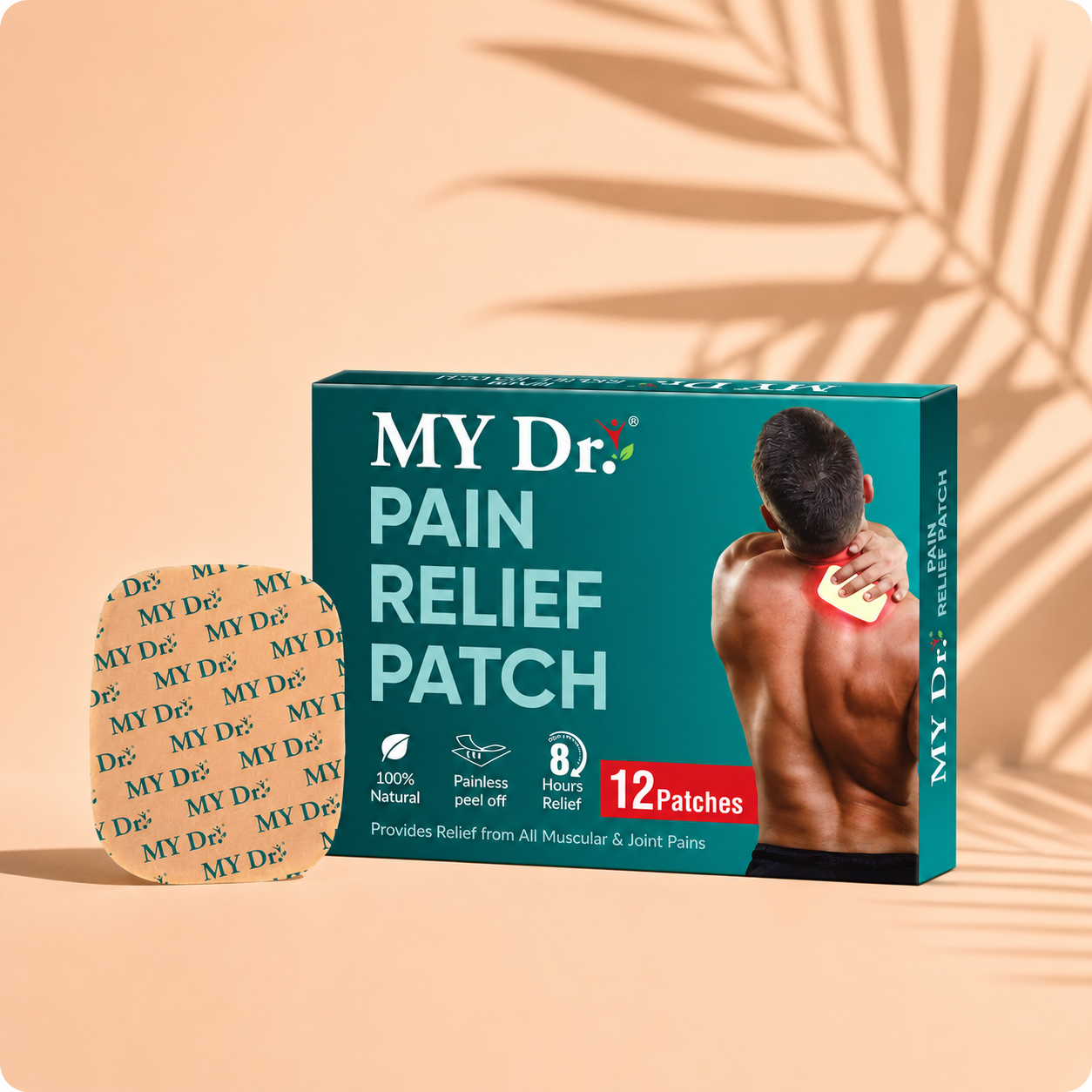 MY Dr. Pain Relief Patches – Long-Lasting Joint & Muscle Pain Relief | Pack of 12